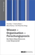 Cover: Wissen - Organisation - Forschungspraxis - Beltz Juventa