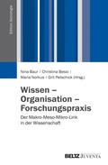 Cover: Wissen - Organisation - Forschungspraxis - Beltz eBook