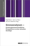 Cover: Grenzanalysen - Erziehungswissenschaftliche Perspektiven zu einer aktuellen Denkfigur - Beltz eBook