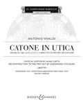 Cover: Catone in Utica - Boosey & Hawkes Bote & Bock