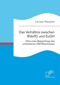 Abbildung von: Das Verhältnis zwischen BVerfG und EuGH. Ultra-vires-Überprüfung des umstrittenen OMT-Beschlusses - Diplomica Verlag
