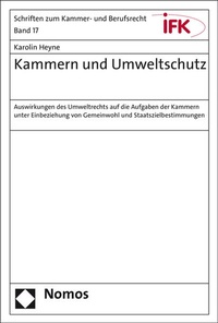 Abbildung von: Kammern und Umweltschutz - Nomos