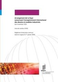 Abbildung von: Arrangement de La Haye concernant l'enregistrement international des dessins et modeles industriels - World Intellectual Property Organization