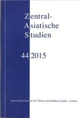 Cover: Zentralasiatische Studien 44 (2015) - International Institute for Tibetan and Buddhist Studies