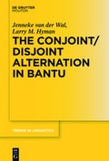 Cover: The Conjoint/Disjoint Alternation in Bantu - De Gruyter Mouton