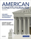 Cover: American Constitutionalism Volume I Structures of Government - Oxford University Press Inc