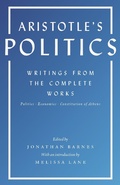 Cover: Aristotle's Politics - Princeton University Press