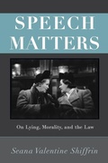 Cover: Speech Matters - Princeton University Press