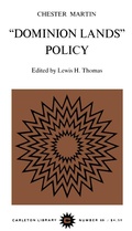 Cover: Dominion Lands Policy - McGill-Queen's University Press