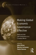 Cover: Making Global Economic Governance Effective - Routledge