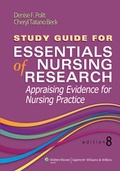 Cover: Study Guide for Essentials of Nursing Research - Lippincott Williams and Wilkins