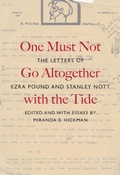 Cover: One Must Not Go Altogether with the Tide - McGill-Queen's University Press