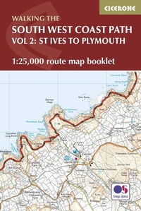 Abbildung von: South West Coast Path Map Booklet - Vol 2: St Ives to Plymouth - Cicerone Press