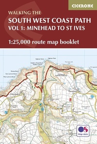 Abbildung von: South West Coast Path Map Booklet - Vol 1: Minehead to St Ives - Cicerone Press