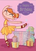 Cover: Ballet - Happy Birthday Card-Book - Cardooo Ltd