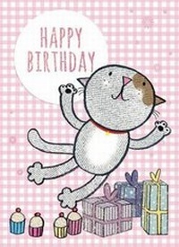 Enlarge image Cover: Pets - Happy Birthday Card-Book - Cardooo Ltd