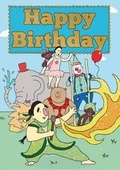 Cover: Circus - Happy Birthday Card-Book - Cardooo Ltd