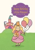 Cover: Little Princess - Happy Birthday Card-Book - Cardooo Ltd