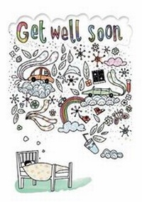 Enlarge image Cover: Dreams - Get Well Colouring Card-Book - Cardooo Ltd