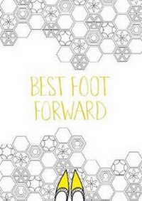 Enlarge image Cover: Best Foot Forward - Adult Colouring Card-Book - Cardooo Ltd