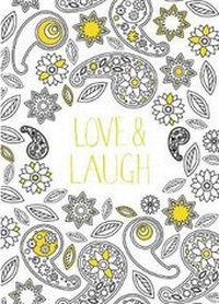 Enlarge image Cover: Love Laugh - Adult Colouring Card-Book - Cardooo Ltd