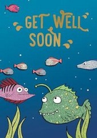 Enlarge image Cover: Under the Sea - Get Well Colouring Card-Book - Cardooo Ltd