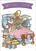 Cover: Sudoku - Get Well Puzzle Card-Book - Cardooo Ltd