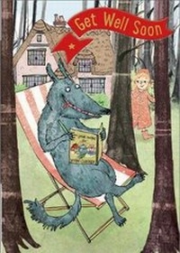 Enlarge image Cover: Little Red Riding Hood - Get Well Card-Book - Cardooo Ltd