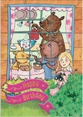 Cover: Goldilocks and the Three Bears - Happy Birthday Card-Book - Cardooo Ltd