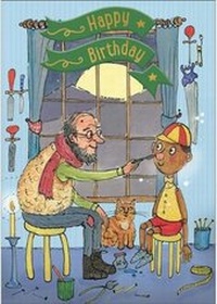 Enlarge image Cover: Pinocchio - Happy Birthday Card-Book - Cardooo Ltd