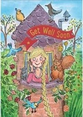 Cover: Rapunzel - Get Well Card-Book - Cardooo Ltd