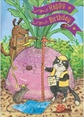 Cover: The Enormous Turnip - Happy Birthday Card-Book - Cardooo Ltd