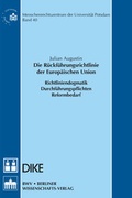 Cover: Die R&uuml;ckf&uuml;hrungsrichtlinie der Europ&auml;ischen Union - Dike Verlag Z&uuml;rich