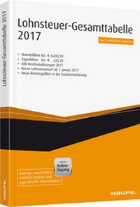 Abbildung von: Lohnsteuer-Gesamt-Tabelle plus Onlinezugang - Haufe-Lexware