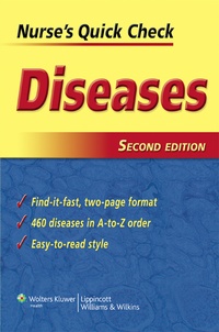 Enlarge image Cover: Nurse's Quick Check: Diseases - Lippincott Williams and Wilkins