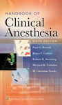 Cover: Handbook of Clinical Anesthesia - Lippincott Williams and Wilkins