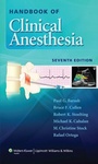 Cover: Handbook of Clinical Anesthesia - Lippincott Williams and Wilkins