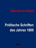 Cover: Politische Schriften des Jahres 1809 - Books on Demand