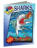 Cover: 3-D Coloring Book - Sharks - Dover Children's