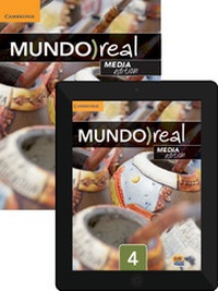 Enlarge image Cover: Mundo Real Level 4 Value Pack (Student's Book plus ELEteca Access, Online Workbook Activation Card) Multi-Year Media Edition - Cambridge-Edinumen