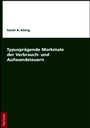 Bild: Typusprägende Merkmale der Verbrauch- und Aufwandsteuern - Tectum Wissenschaftsverlag