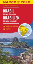 Cover: MARCO POLO Kontinentalkarte Brasilien, Bolivien, Paraguay, Uruguay 1:4 Mio. - MARCO POLO ein Imprint von MAIRDUMONT