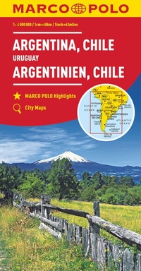 Abbildung von: MARCO POLO Kontinentalkarte Argentinien, Chile 1:4 Mio. - MARCO POLO ein Imprint von MAIRDUMONT