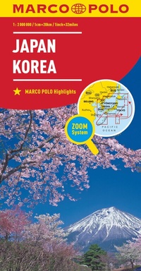 Abbildung von: MARCO POLO Kontinentalkarte Japan, Korea 1:2 Mio. - MARCO POLO ein Imprint von MAIRDUMONT