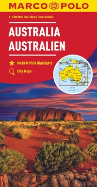 Abbildung von: MARCO POLO Kontinentalkarte Australien 1:4 Mio. - MARCO POLO ein Imprint von MAIRDUMONT