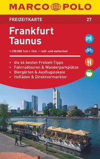 Abbildung von: MARCO POLO Freizeitkarte 27 Frankfurt, Taunus 1:100.000 - MARCO POLO ein Imprint von MAIRDUMONT