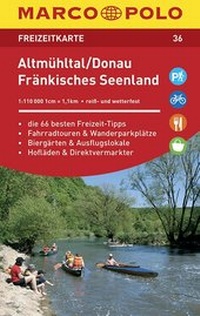 Abbildung von: MARCO POLO Freizeitkarte Altmühltal, Donau, Fränkisches Seenland - MAIRDUMONT