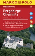 Cover: MARCO POLO Freizeitkarte Blatt 23 Erzgebirge, Chemnitz 1:100 000 - MAIRDUMONT