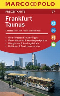 Abbildung von: MARCO POLO Freizeitkarte Blatt 27 Frankfurt/Taunus 1:100 000 - MAIRDUMONT