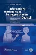 Cover: Informationsmanagement im gesprochenen Deutsch - Universit&auml;tsverlag Winter